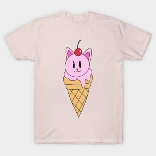 Yummy Cat Ice Cream T-Shirt